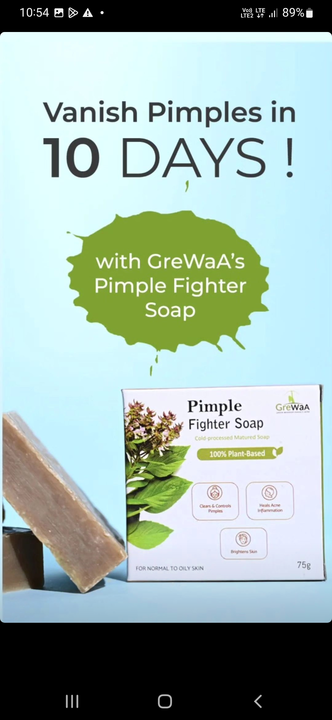 Pimple fighter soap  uploaded by Araah skin miracle on 8/9/2023