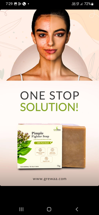 Pimple fighter soap  uploaded by Araah skin miracle on 8/9/2023