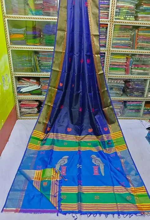 Available Bishnupur kaataan silk er upar kalaakhetra saree  uploaded by BD Textile on 8/9/2023