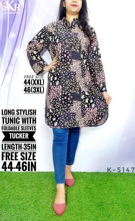 Ling Tunic uploaded by krishna radha collection on 8/9/2023