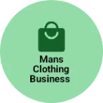 Business logo of Mans clothing business
