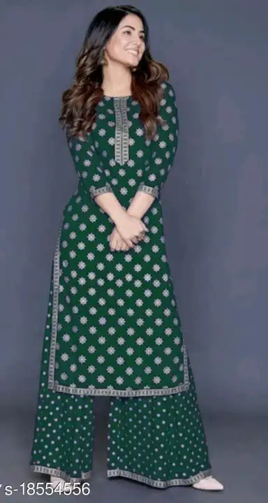 Anar -125 karishma kurti with palazzo uploaded by Classic Collection on 8/9/2023