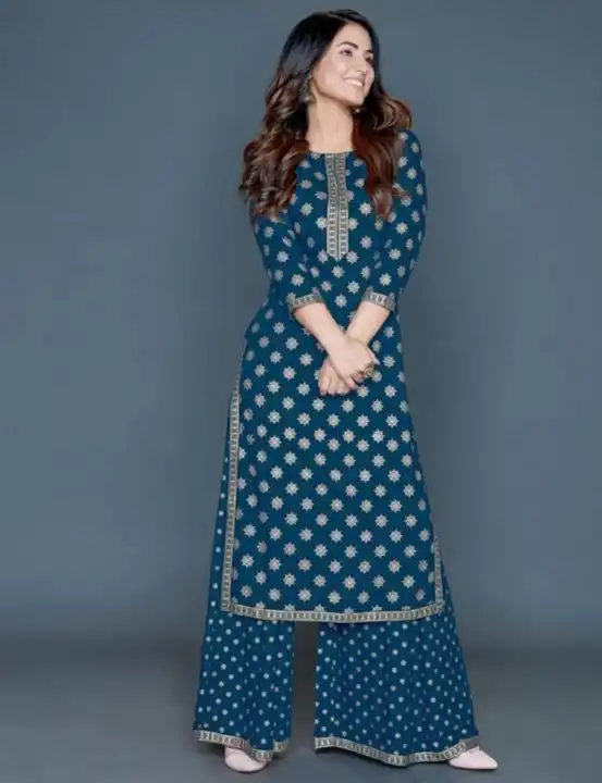 Anar 125 karishma kurti with palazzo uploaded by Classic Collection on 8/9/2023