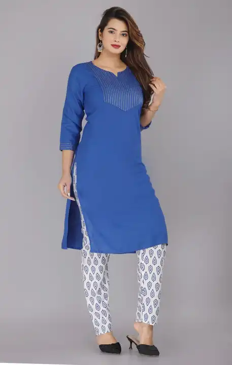 Anar-126 kareena designer kurti with pant  uploaded by Classic Collection on 8/9/2023