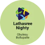 Business logo of lathasree nighty center. Wholesale and retail