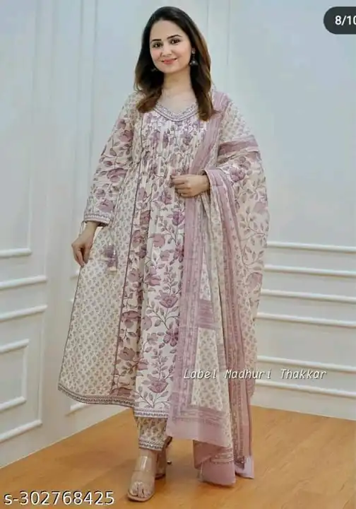 Anar-134 kurti with pant and dupatta uploaded by Classic Collection on 8/9/2023