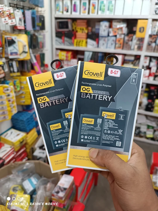 CROVELL OG BATTERY ALL MODEL AVAILABLE  uploaded by Raian's Mobile and Electric  on 8/9/2023