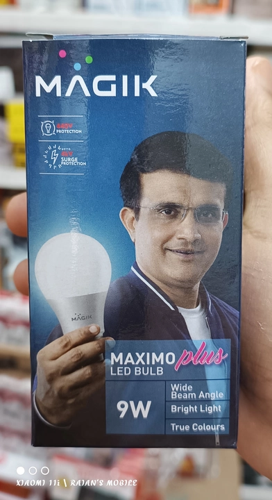 MAGIK 9 WATT LED BULB WITH 1 YEAR WARRANTY  uploaded by Raian's Mobile and Electric  on 8/9/2023