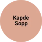 Business logo of Kapde sopp