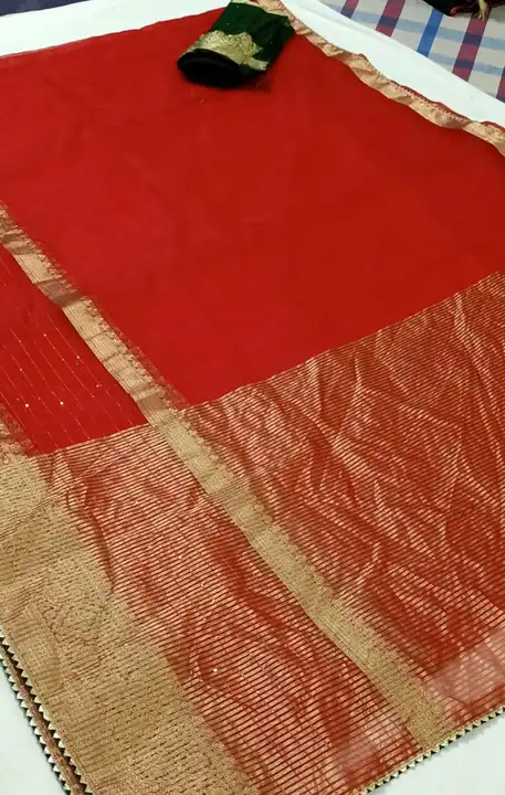Jay shree shyam

🥳 Pure Organza Fabric Saree 🥻

💃🏻 Summer Special Cool 😎 Acid Colour Matching C uploaded by Gotapatti manufacturer on 8/10/2023