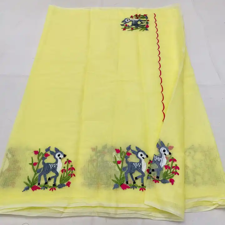 Kota doriya embroidery saree uploaded by business on 8/10/2023