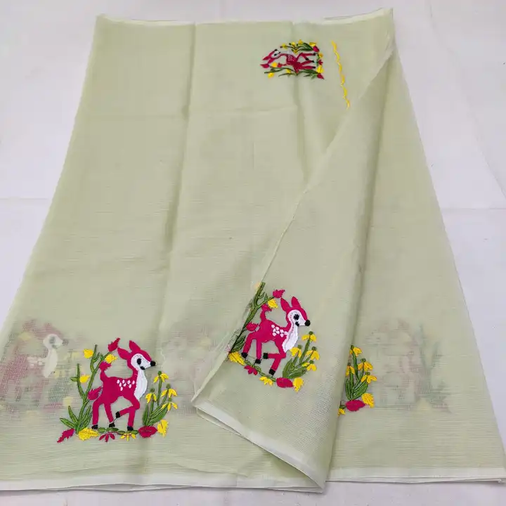 Kota doriya embroidery saree uploaded by Suit and saree collection on 8/10/2023