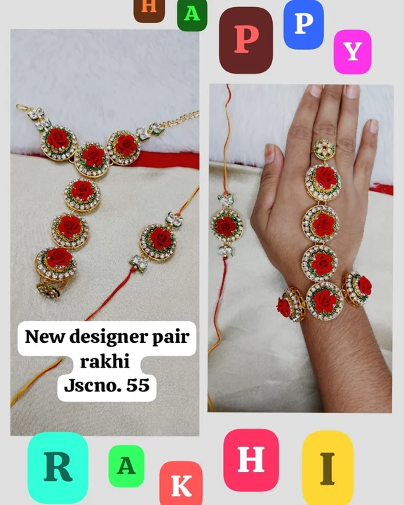 Bhaiya bhabhi pair uploaded by Artificial jewellery on 8/10/2023