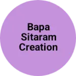 Business logo of Bapa sitaram creation