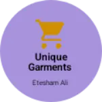 Business logo of Unique Garments