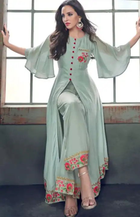 New kurti uploaded by Kanha collection on 8/10/2023