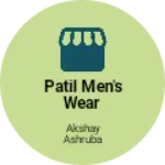 Business logo of Patil men's wear