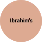 Business logo of Ibrahim's