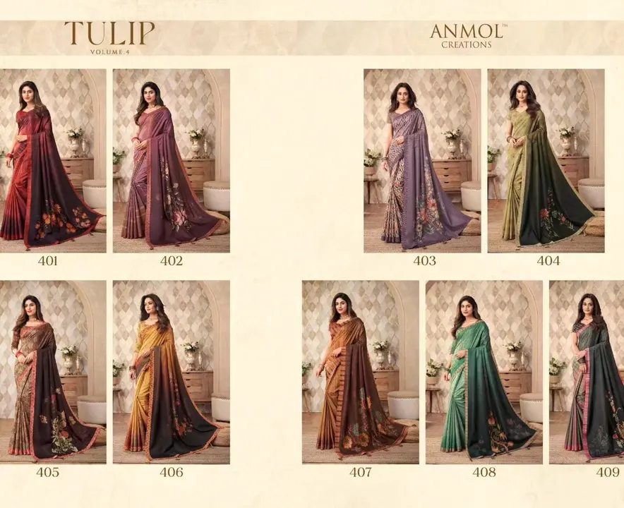 Anmol new catlougle

Tulip 

Price list mentioned in pic 

GST 5 

Set to set uploaded by Aanvi fab on 8/10/2023