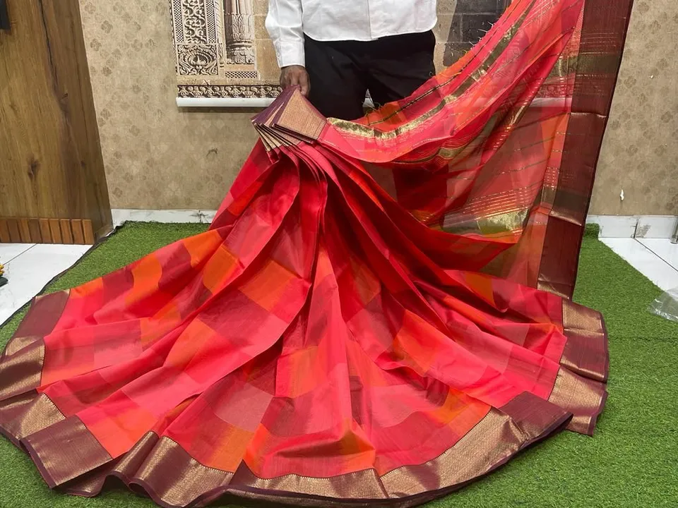 Maheshwari handloom saree  uploaded by Maa ahilya saree suit centre on 8/10/2023