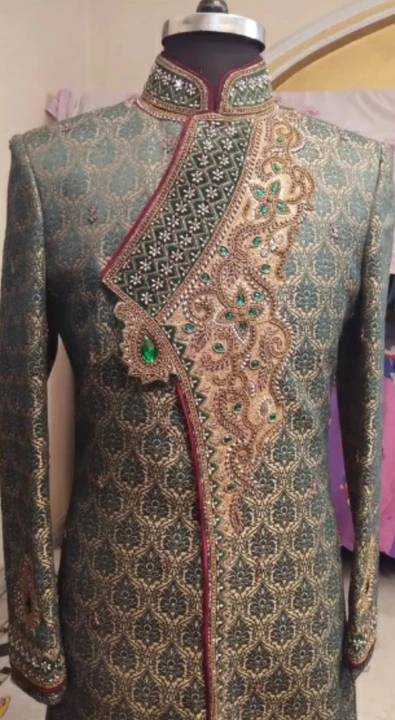 Embroidery Sherwani uploaded by J Dot Fashion on 8/10/2023