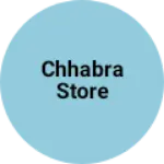 Business logo of Chhabra store