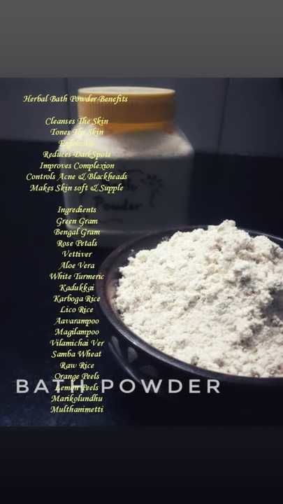 Herbal Bath Powder Homemade uploaded by Silkthread Jewellery on 3/18/2021
