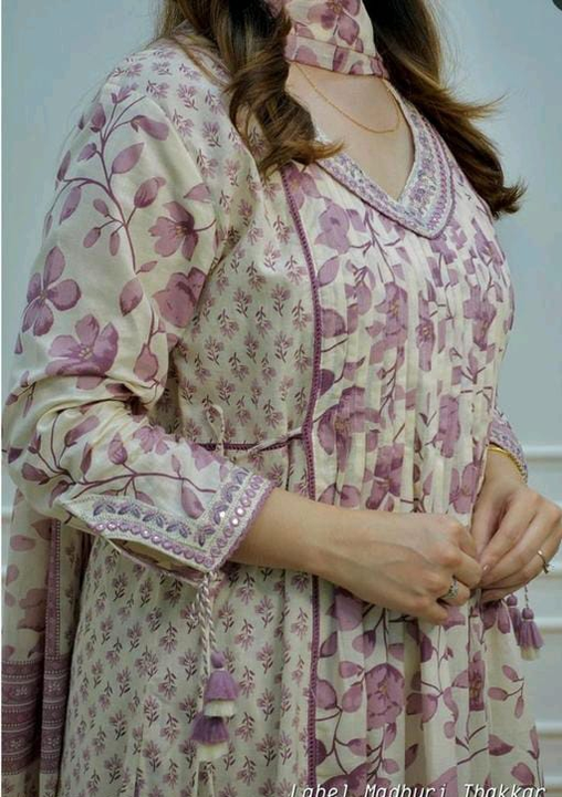 rayon kurti with pant and dupatta  uploaded by EGF INTERNATIONAL on 8/10/2023