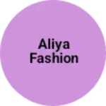 Business logo of Aliya fashion