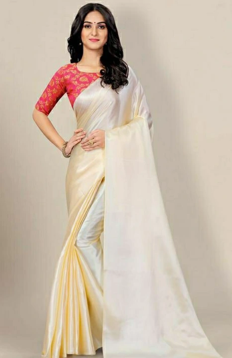 art silk saree with blouse pcs uploaded by Dress Warld  on 8/10/2023
