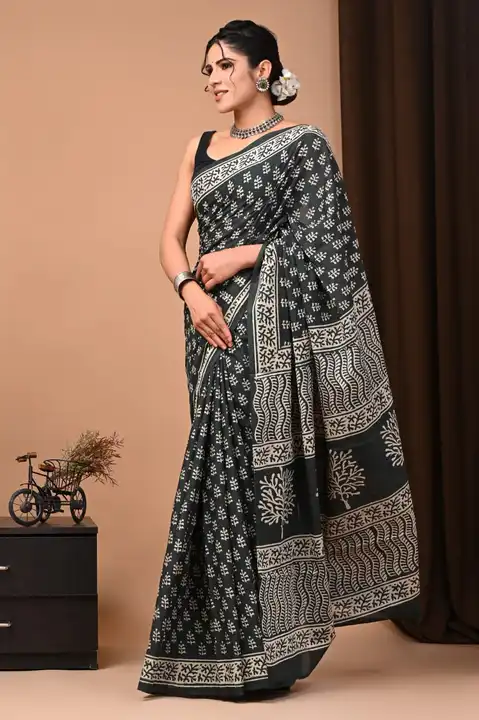 Cotton saree uploaded by business on 8/10/2023