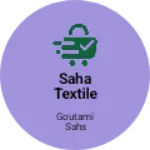 Business logo of Saha textile