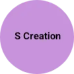 Business logo of S creation