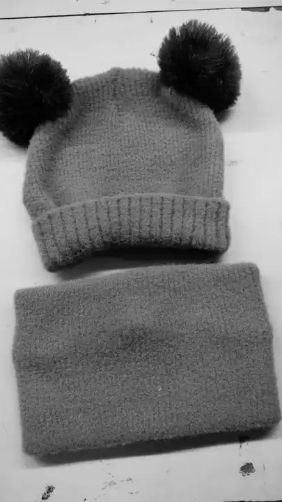Kids woolen cap baby grils winter cap for women baine cap scarf Sardi ki topi  uploaded by Ns fashion knitwear on 8/10/2023
