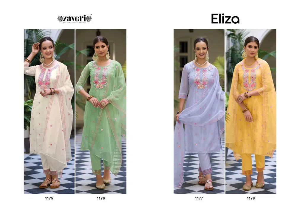 Zaveri presents     *Eliza* uploaded by Kaynat textile on 8/10/2023