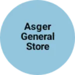 Business logo of Asger general store
