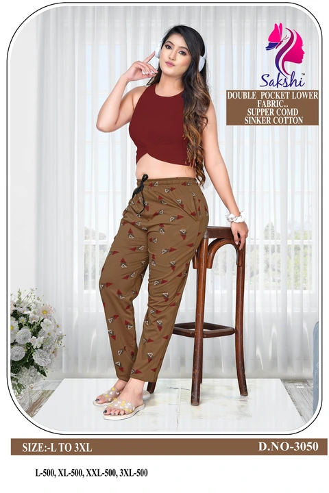 Style printed lowers with pocket  uploaded by Baniya  ki soch on 8/10/2023