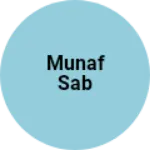 Business logo of Munaf sab