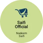 Business logo of Saifi Official Dealer