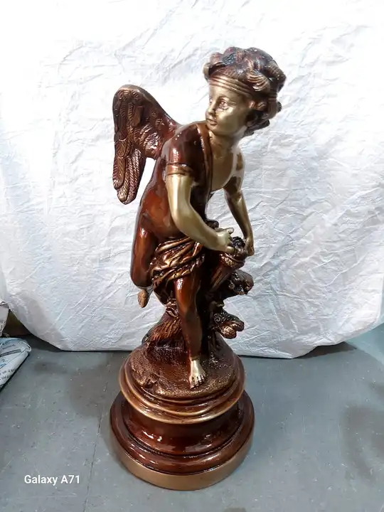 Brass statue  uploaded by Brass and silver plated items on 8/10/2023