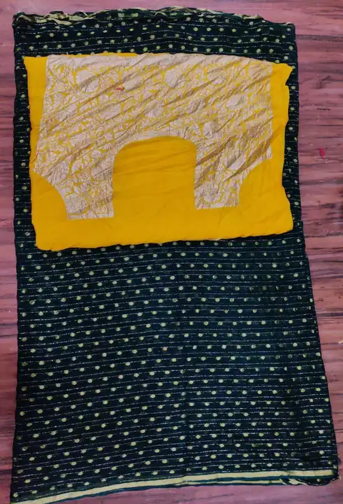 🕉️🕉️🕉️🔱🔱🔱🕉️🕉️🕉️

     New launching
       
Goli zari with havi zari blouse 

👉 pure jhorj uploaded by Gotapatti manufacturer on 8/11/2023