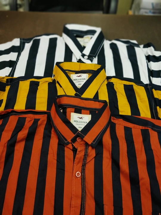 Mens striped shirts  uploaded by Jeegesh exports on 8/11/2023