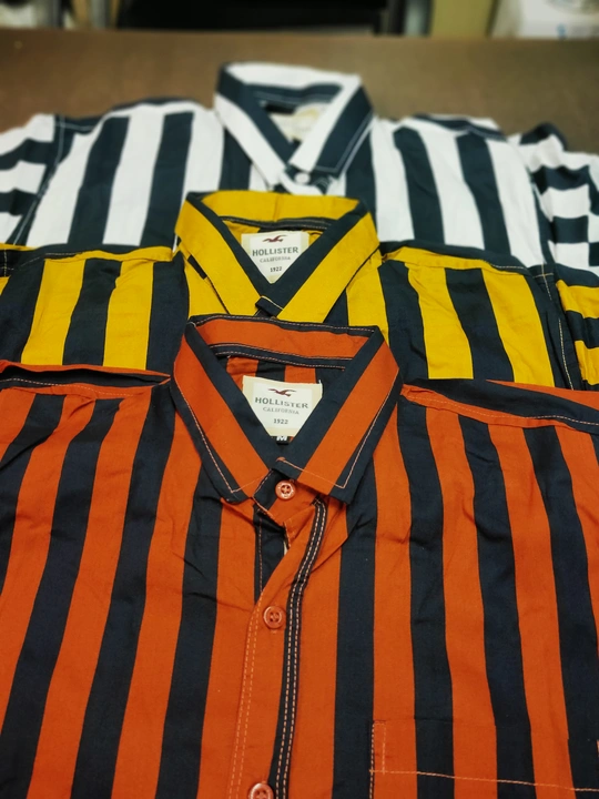 Mens striped shirts  uploaded by Jeegesh exports on 8/11/2023