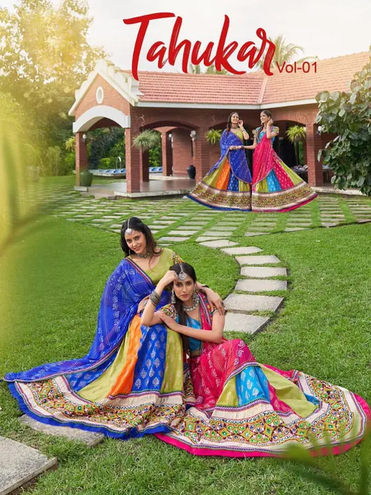 👗 *NEW NAVRATRI COLLECTION*👗

Name -*Tahukar   vol-1*

💐 ORIGINAL PRODUCT 💐

🛍   Designer Party uploaded by Aanvi fab on 8/11/2023