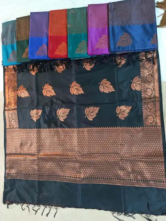Banarasi Semi Katan Silk  uploaded by Sara Silk Art (Sarees) on 8/11/2023