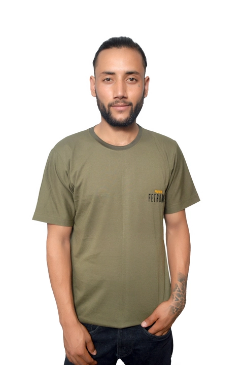 Mens Cotton T Shirt Army Collor uploaded by Modern Choice on 8/11/2023