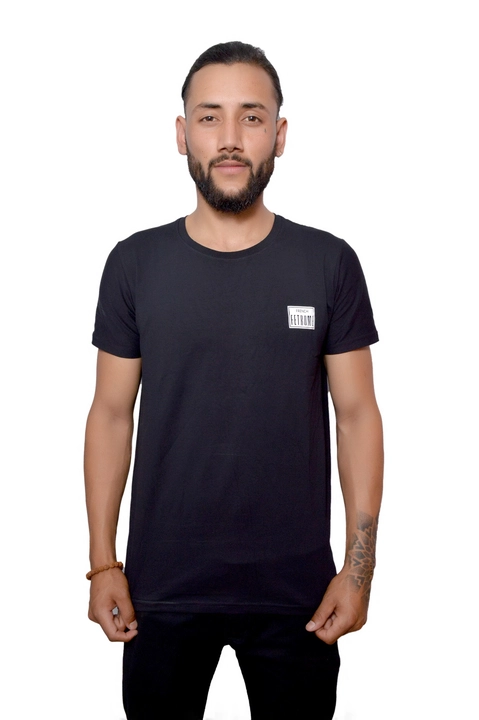 Mens Cotton T Shirt Black uploaded by business on 8/11/2023