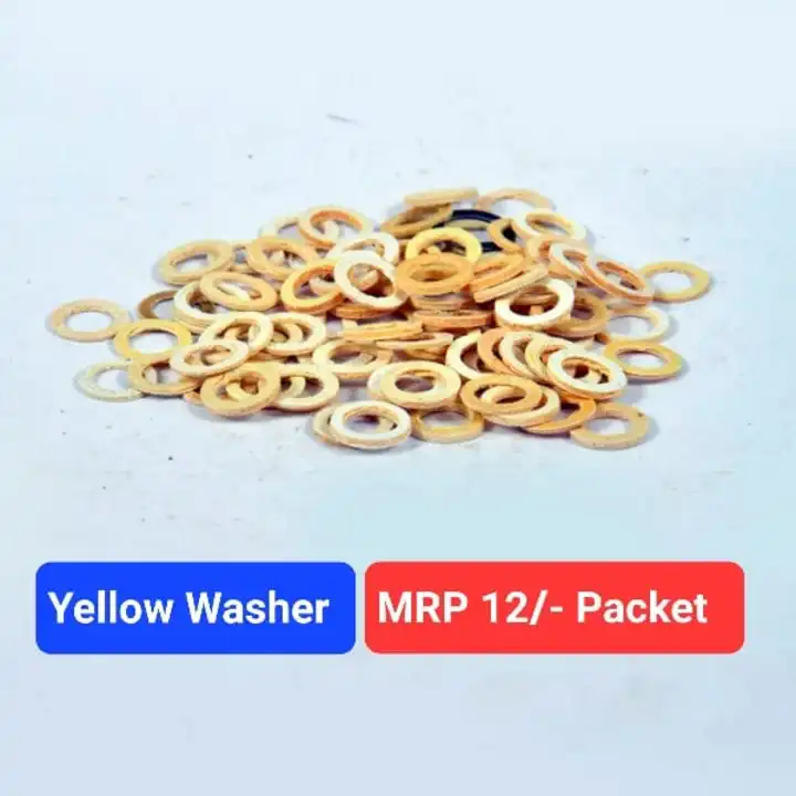 Yellow Washer  uploaded by Spare Part Wala on 8/11/2023