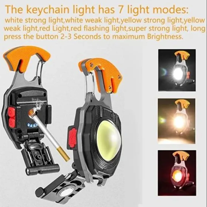 COB Keychain Torch With Rechargeable Lighter uploaded by Star Products  on 8/11/2023