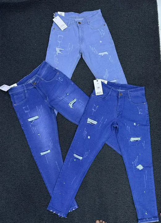 Light tone heart breaker jeans uploaded by business on 8/11/2023